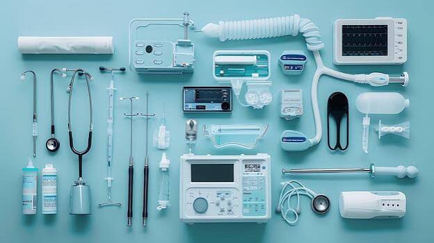 Assorted professional medical devices and diagnostic equipment